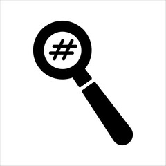 Hashtag icon logo design. Hashtag signs and symbols