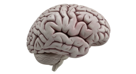 Isolated Brain Model anatomical cerebral cortex gray matter nervous system neuroscience