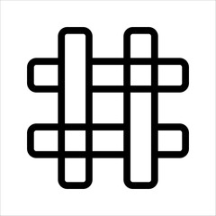 Hashtag icon logo design. Hashtag signs and symbols