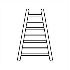 Stairs concept line icon. Simple element illustration. Stairs concept outline symbol design.