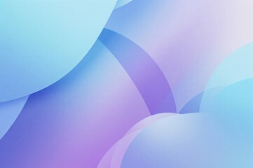Dreamlike layers of blue and purple gradients create serene abstract calm