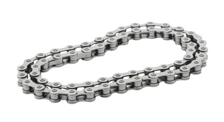 Bicycle chain for bike repair and maintenance isolated PNG with Transparent Background