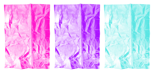 Transparent Plastic Cellophane Overlay Set For Creative Packaging Design And Abstract Decorative Use