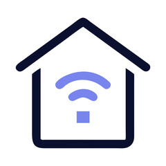 Fototapeta premium Smart Home Device Icon for Modern Technology and Automation Control