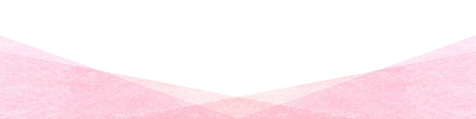 Fototapeta premium ピンク色の水彩で描かれたかわいい和風の幾何学的なバナーフレーム