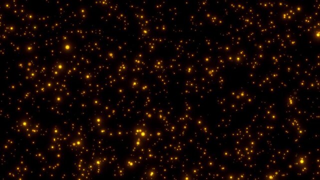 Sparkling glowing stars isolated on green background. 4K Keylight Animation.