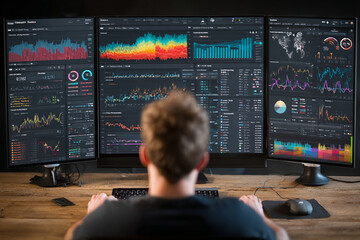 "Business Analysis Dashboard with Charts, KPIs, and Indicators for Data-Driven Performance Insights"