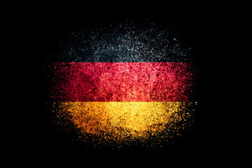 "Vector Illustration of the German Flag with Accurate Colors and Proportions"
