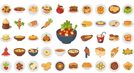 A Diverse Collection of Delicious Food Items and Meals.