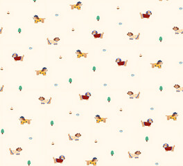 Assorted Hand painted Floral And Animal Patterned Decorative Paper Collection