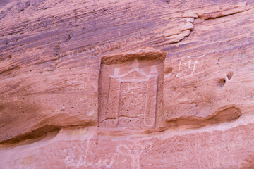 ancient rock carving