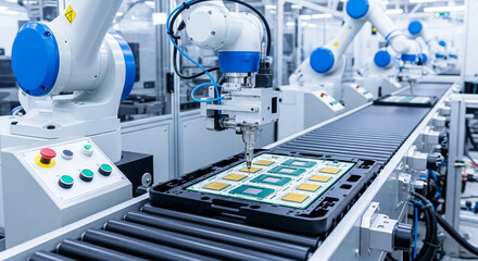 Robotic Assembly Line: Automated Production