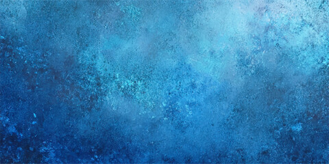 Blue grunge texture abstract background. Blue textured plaster background with vignette effect for design projects Grungy abstract backdrop	
