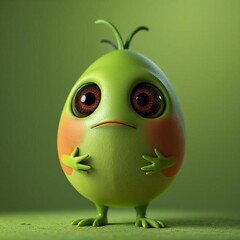 funny cartoon apple