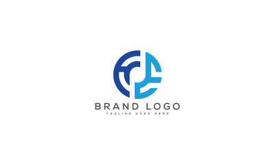 letter HE logo design vector template design for brand.