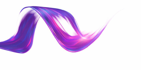 Abstract 3D blue letter A formed by liquid flow with a smooth smoke swirl design