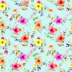 seamless pattern with butterflies