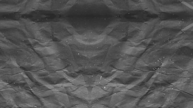Charcoal Crumpled Paper Texture with White Dust Specks