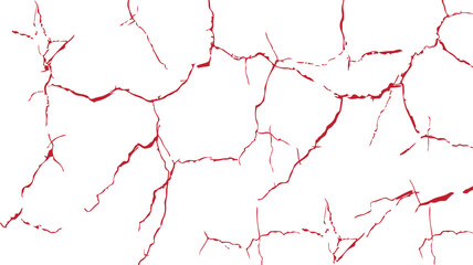 Cracked Texture: Cracked white wall texture. Surface cracks and fissures in ground. crack concrete white wall. Cracked soil texture transparent. Surface cracks and fissures in ground.