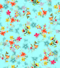 Obraz premium seamless floral pattern