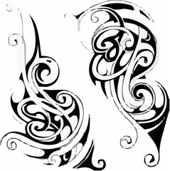 Maori Knot Tattoo Set.eps