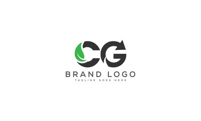 letter CG logo design vector template design for brand.