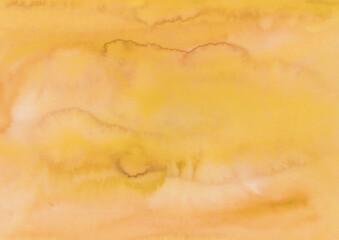 紙の質感のある黄土色の水彩の背景素材