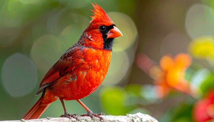 Here's a detailed prompt for generating a beautiful image of a **cardinal bird** — ideal for realistic, artistic, or nature-themed styles:

---

**Prompt:**

"A vibrant red cardinal bird perched grace