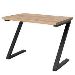 Stylish loft style desk with a sturdy metal frame and wooden top. Perfect for home office, study or creative studio. Modern design and functionality in one.