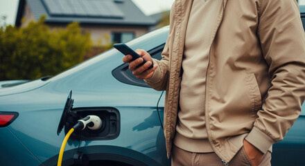 Electric Car Charging at Home - Renewable Energy