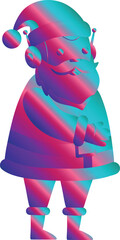 Gradient Santa Claus Robot
