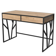 Stylish loft style desk with a sturdy metal frame and wooden top. Perfect for home office, study or creative studio. Modern design and functionality in one.