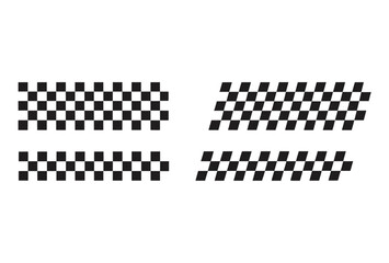 Race Flag Design Vector Illustration template

