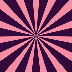 Pink and Purple Retro Sunburst Background – Geometric Radial Burst Pattern