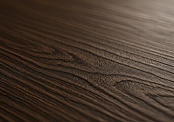 Fototapeta premium Close-Up of Rustic Woodgrain with Deep Brown Tones and Visible Knots