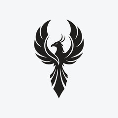 Phoenix Bird Modern Logo