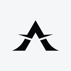 A Shape Monogram Logo