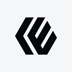 CE Hexagon Monogram Logo