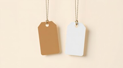 Crossed Swing Tags Banner