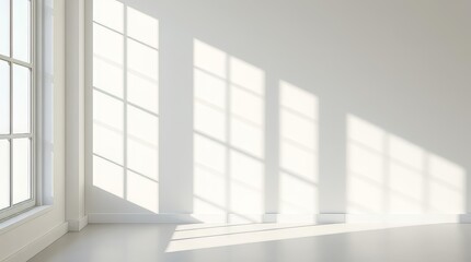 Fototapeta premium Soft Window Shadow Background