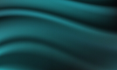 Elegant flowing teal fabric with subtle texture and light reflections for backgrounds