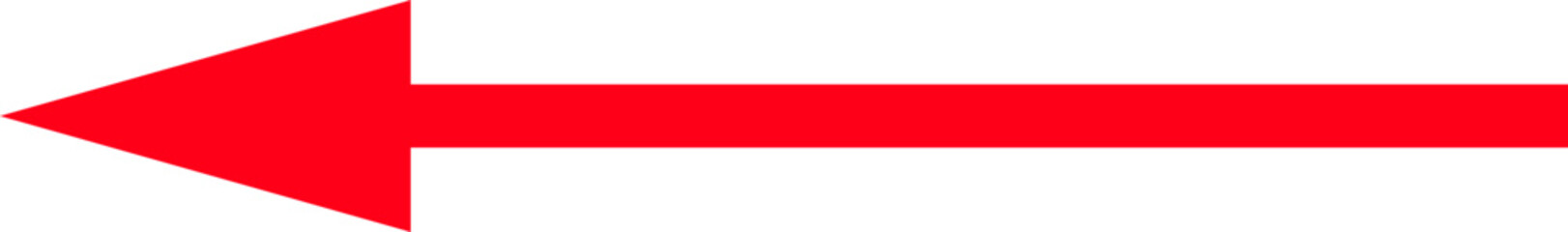Left Red Arrow icon. Cursor. Modern simple arrows. Arrow icons set. Arrow collection. Simple arrow, big set Vector illustration.