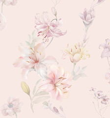 Assorted Hand painted Floral And Nature Patterned Decorative Paper Collection