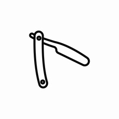 razor blade shave icon sign vector