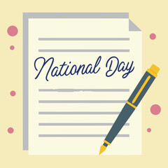 Handwriting, Pen, Paper, Writing, Calligraphy, Notes, Letter, Education, National day, Creative writing (2).eps