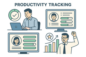 Productivity tracking and performance monitoring for business success