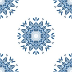 ornamental round lace doily pattern