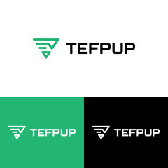 Letter a logo template vector