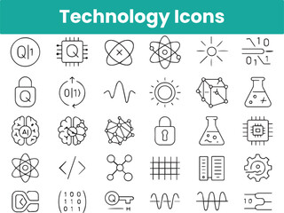Editable Big Data & Analytics Icon Set
