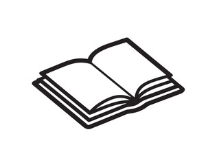 Modern Minimalist Book Alt Icon for Elegant Educational Style